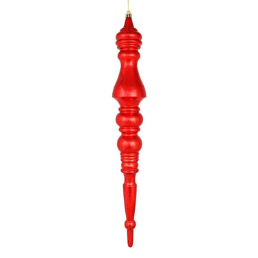 Vickerman Mercury Finial Ornament Red 20" - Holiday Ornaments Merchandise