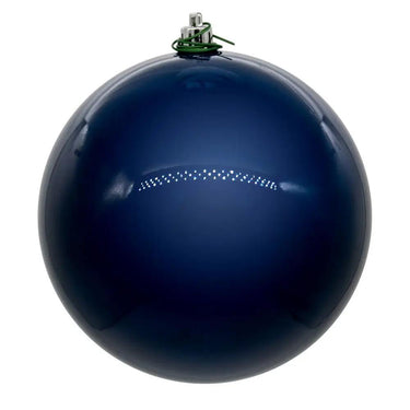 Vickerman UV Pearl Ball Ornament Midnight Blue 4" (Bag of 6) - Holiday Ornaments Merchandise