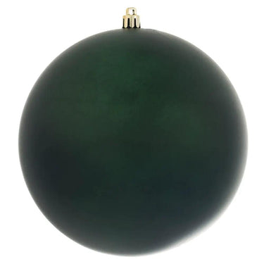 Vickerman Matte Ball Ornament Midnight Green 4" (Bag of 6) - Holiday Ornaments Merchandise