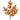 Regency Glitter Laurel Leaf Spray Orange 30" - Artificial Non-Flowering Plants Silk