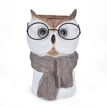 Diamond Star Owl Planter 12" - Planters Merchandise