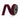 Ribbon burgundy velvet, 0.75in x 10yd, by Farrisilk