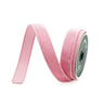 Ribbon: baby pink velvet, 0.75in x 10yd, by Farrisilk