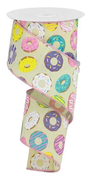 Craig Bachman Donut Ribbon 2.5" x 10 Yd - Uncategorized Ribbon