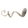 Platinum Jewelry Garland beaded ribbon trim by Farrisilk, 0.75in x 5yd on 4 spools.