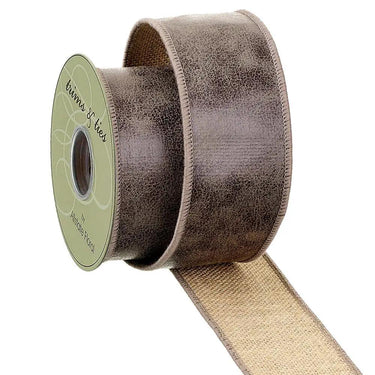 Allstate Faux Leather Ribbon 2.5"W x 5yd - Ribbons & Trim Ribbon