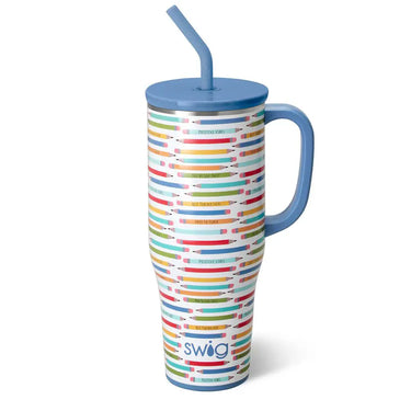 Swig Mega Mug 40oz- Teacher Life - Drinkware Merchandise