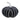 A&B Fabric Black Striped Pumpkin 7" x 7" - Uncategorized Merchandise