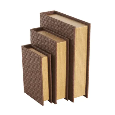 Deco Marché Faux Leather Book Box 12" - Large - Uncategorized Merchandise