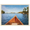 Sincere Surroundings Canoe Scene Wall Art 18" x 24" - Artwork Art