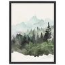 Sincere Surroundings Mountain Forest Wall Art Scene 1 (18" x 24") - Artwork Art