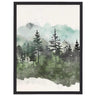 Sincere Surroundings Mountain Forest Wall Art Scene 2 (18" x 24") - Prints Art