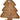 Wood Carved Holiday Tree decoration, brown wood finish with engraved script and star, Special T