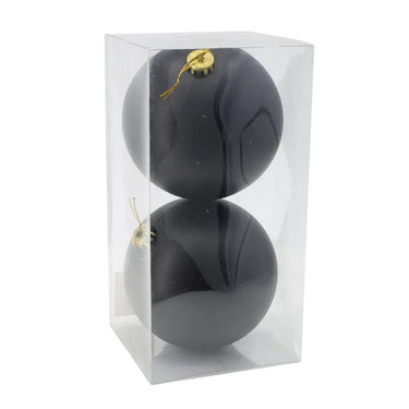A&B Shatterproof Matte Black Ball Ornament 6" - Holiday Ornaments Merchandise