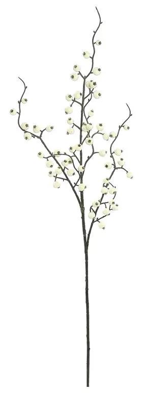 Select Wild Current Berry Spray Cream 28" - Artificial Non-Flowering Plants Silk