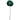 Allstate Porcelain-Look Poppy Stem Green 26" - Artificial Flowering Plants Silk