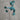 Select Silver Dollar Spray Turquoise 42" - Uncategorized Silk