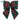 Plaid bow with clip, Allstate merchandise in green and red tartan, 9.5W x 13L