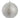Silver jeweled ball ornament, 5-inch diameter, reflective mosaic surface.