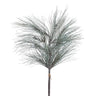 Silk long pine needle bundle (x3), grey/green, 25 inches, Allstate.