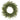 Juniper/Cypress Silk Wreath, 24-inch, green foliage, Allstate.