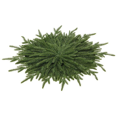Willow Pine Round Placemat, silk, green, 18in, Allstate