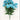 Supreme Alstromeria Bush Turquoise 21" - Artificial Flowering Plants Silk