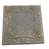 Park Hill Antique-Look Black Tin Tile 12” x 12” - Ceiling Tiles Art