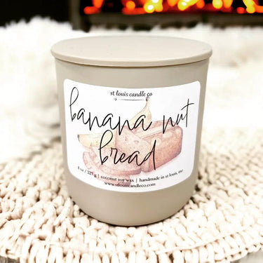 STL Candle Co Banana Nut Bread Jar Candle - Candles Candles/Fragrance