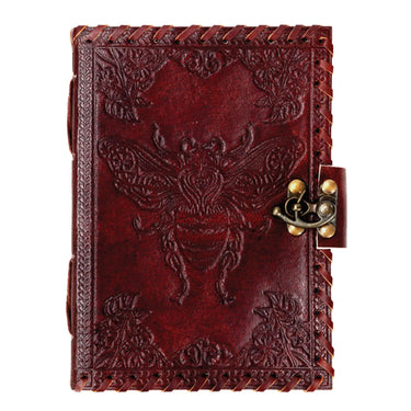 Benjamin International Bee Leather Journal 5" x 7" - Journals Merchandise