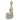 A&B Beige Resin-Stone Yoga Lady Figurine in Cross-Legged Pose 7" x 9" - Figurines Merchandise