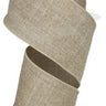 Beige Royal Burlap Ribbon 2.5" X 10Yd - Evergreen Home and Floral