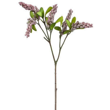 Allstate Berry Spray Mauve 25" - Artificial Non-Flowering Plants Silk