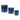 Melrose Blue Terracotta Container (3 Sizes) 5-7.5" - Vases Merchandise