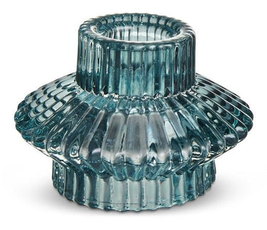 RAZ Blue Vintage Candle Holder (2 Sizes) 2-3" - Uncategorized Merchandise