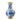 A&B Blue-White Chinoiserie Flower Vase with Gold Accent 9.5"D x 16" - Vases Merchandise