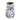 A&B Blue-White Flower Pitcher 6.5" x 7" - Vases Merchandise