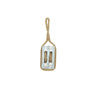 Deco Marché Blue Wood Rope Pulley 14"H x 5"W - Uncategorized Merchandise