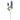 Allstate Bluebonnet Spray Blue 20" - Artificial Flowering Plants Silk