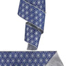 Blue/Silver Seamless Stars Ribbon 2.5" x 10Y - Evergreen Home and Floral
