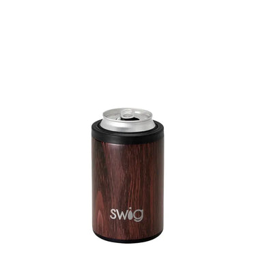 Swig Can + Bottle Cooler 12oz- Bourbon Barrel - Drinkware Merchandise