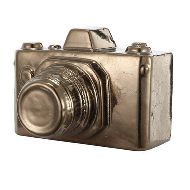 A&B Bronze Camera Figurine 6" x 5" x 4" - Figurines Merchandise