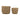 A&B Brown Earthy Texture Planter (2 Sizes) 6-8" - Planters Merchandise