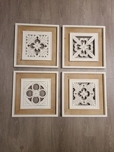 Light Garden Capistrano Wall Décor (4 Asst) 14" x 14" - Visual Artwork Art