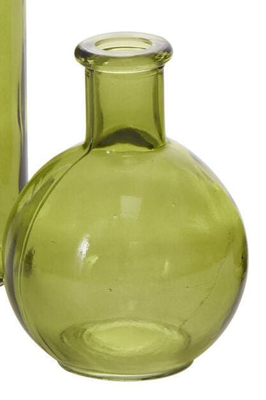 Accent Decor Carlotta Budvase Green (3 Sizes) 4"-6.25" - Vases Merchandise