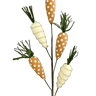 Liberty Floral Carrot Spray 28" - Uncategorized Silk