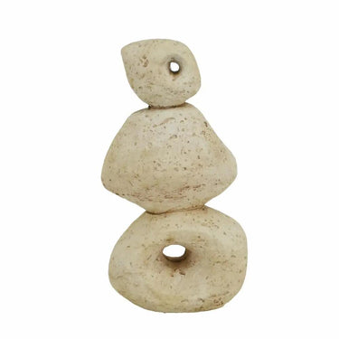 A&B Cement Stacking Stone Statue 5" x 9.5" - Sculptures & Statues Merchandise