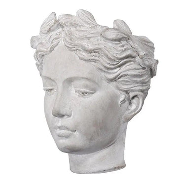 A&B Cement Woman Wall Vase 7" x 5.5" x 9" - Vases Merchandise