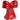 Allstate Ceramic Bow Vase Red 7" - Vases Merchandise
