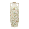 A&B Ceramic Floral Print Amphora Vase 6" x 15.5"H - Vases Merchandise